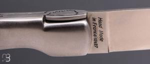   Couteau "Pialincu Corse 10.5cm" par Fontenille-Pataud - Corne de Buffle