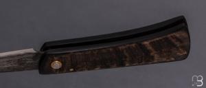     Couteau " Piémontais " custom par Sourire Duville - Corne de chèvre et San-Maï