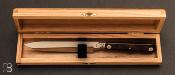 Couteau " Poignard " de collection bois de fer par Benjamin Lohou