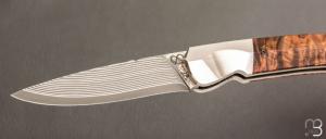 Couteau "Rokh S" par Florian Keller - Tamarin et Suminagshi SG2