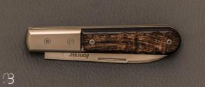  Couteau de poche " Roundhead Barlow " Corne de bélier par Lionsteel - CK0111.RM