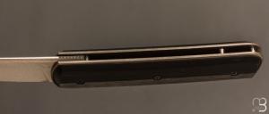    Couteau " Sanjo " custom par Guy Poggetti - Ebène et Elmax