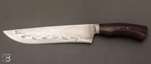  Couteau " Semi intgral  " fixe par David Lespect - Bois de fer et lame en C105