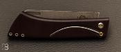 Couteau  " Sépia Classique" custom micarta par Torpen Knives - Jérôme Hovaere