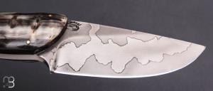 Couteau " Skinner " droit par Daniel Vally