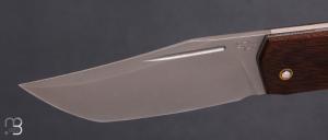   Couteau " Slipjoint " custom par Guy Poggetti - Micarta et 14c28