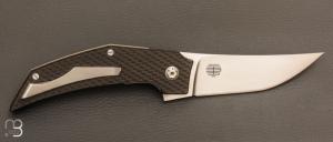    Couteau " Tactical Empire " par Jean Pierre Martin - Tashi Bharucha Design - Fibre de carbone et RWL34