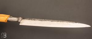    Couteau " The Slicer "  fixe par Roman Stoklasa - W2 et buis