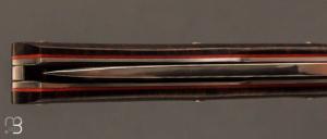 Couteau " Tony " custom de Anthony Brochier - Gidgee et lame en RWL34