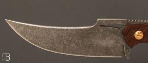 Couteau  " Toundra N°26 " fixe par Opus Knives - Kydex et 14c28N