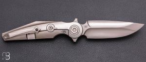   Couteau " Viper 3 P/GCF " par Rikeknife - Titane et lame en M398