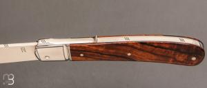   Couteau "Yatagan à palanquille " par Romain Alvarez - Bois de fer et lame en RWL34