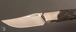 Couteau " custom " de Berthelemy Gabriel - La Forge Agab - Fibre de carbone et RWL34