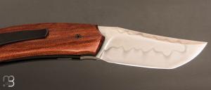    Couteau " custom " par Guy Poggetti - Micarta et lame en acier C130