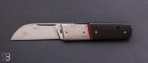     Couteau "custom" par HONS Karel - Fibre de carbone