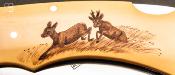 Couteau de poche "Custom Wildlife" Puma Scrimshaw "Chevreuil"