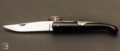 Couteau de poche Yatagan 10 cm Corne blonde par J. Mongin