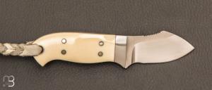    Couteau droit " Rabbit Skinner " par Florian Berthoud - Floris - G10 et CPM-154