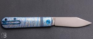 Couteau "slipjoint" par Dreamtech - Titane et lame en VG10 - D4386TF