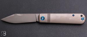 Couteau "slipjoint" par Dreamtech - Titane et lame en VG10 - D4386TG