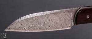    Couteau pliant " pièce unique " de David Lespect – Aloha et Damasteel