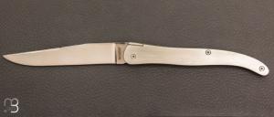 Couteau  " Laguiole Nogentais " fait main par Eloi Pernet - Maillechort