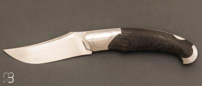   Couteau " Nuevo LockBack " pliant artisanal de Cyril Kalisz - Morta et RWL34