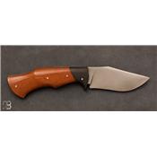 Couteau de poche Cran forcé modèle Big Harry Micarta - Mickaël Moing