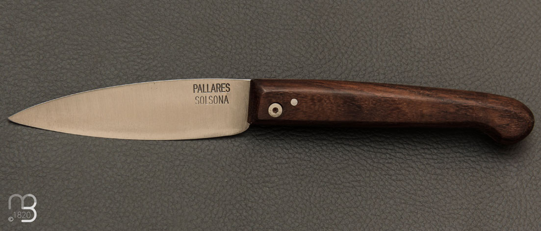 Couteau Pallarès Solsona friction Palissandre - Carbone