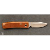 Couteaux Morris Knives Drop Point Micarta Vintage