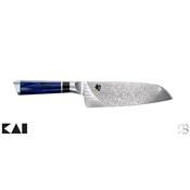 Couteau cuisine Japonais Santoku 18 CM Shun Engetsu damas Série Limitée par Kai - TA-0702