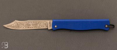  Couteau  " Douk-Douk " de poche Color bleu PM par Cognet - Nouvelle Version
