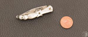Mini couteau Laguiole "Aile de pigeon" de collection ancien 4,5 cm par Jules Calmels