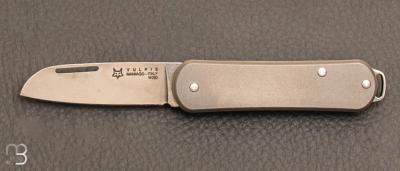  Couteau " Vulpis " de poche Fox - Titanium et lame en M390 -  FX-VP108TI