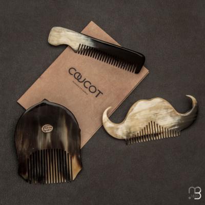 Peigne - Peigne en bois - Beard Camp - Peigne pliable - Brosse à