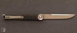 Couteau Böker Plus Kaizen Carbon S35VN - 01BO383