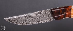  Couteau 1515 collection "Africa" par Manu Laplace - Bois de fer/Phacochère et lame damas