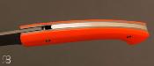Couteau de poche 1515 G10 orange et lame 19C27 par Manu Laplace