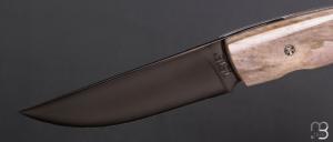  Couteau " 1515 " collection " Paris/Tokyo " par Manu Laplace - Os de renne gris