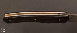 Couteau " 1820 " - 200 ans Maison Berthier - manche en grenadille
