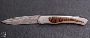   Couteau " 1820 Berthier " interframe par Charles Bennica - Damasteel et Koa