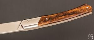   Couteau " 1820 Berthier " par Laurent Gaillard - Bois de fer et 14C28N 