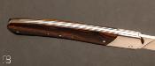 Couteau " 1820 Berthier " bois de fer et RWL34 par Glenn Guillou