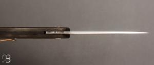   Couteau " 450# " par Des Horn - Fatcarbon "Unigold" et Nitrobe 77