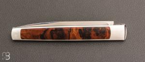  Couteau " APEX " custom de Lionel Lalague - Bois de fer et RWL34