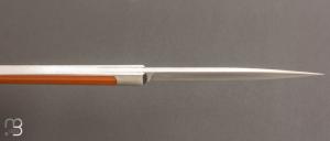  Couteau " APEX " custom de Lionel Lalague - Micarta et RWL34