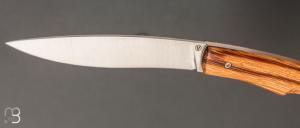   Couteau " Amorce " de Alexandre VALLET - Bois de serpent et 14c28n