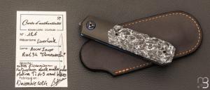    Couteau " Barlow " custom par Romain Lopez - Fatcarbon et lame en RWL34