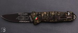    Couteau pliant C.A.C. " L'Engagement " L�gion �trang�re - G10 camouflage
