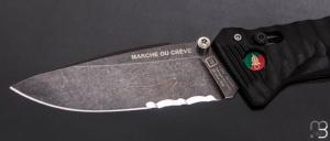    Couteau pliant C.A.C. " Le Savoir-Faire " Légion étrangère - PA6 FV noir
